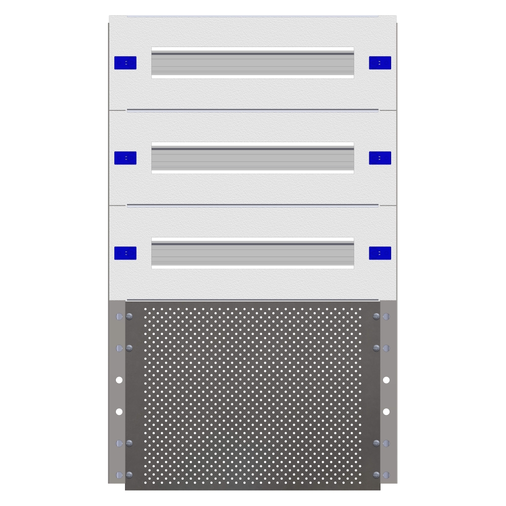 Combination Distributor Modular chassis 420mm 15HU, complete