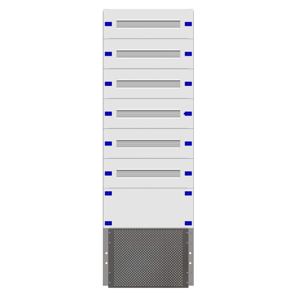 Combination Distributor Modular chassis 420mm 28HU, complete