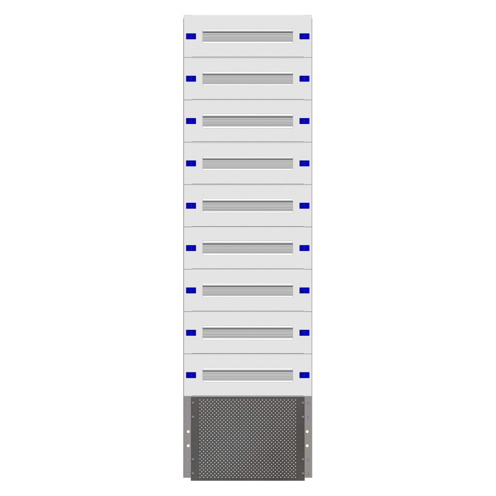 Combination Distributor Modular chassis 420mm 33HU, complete