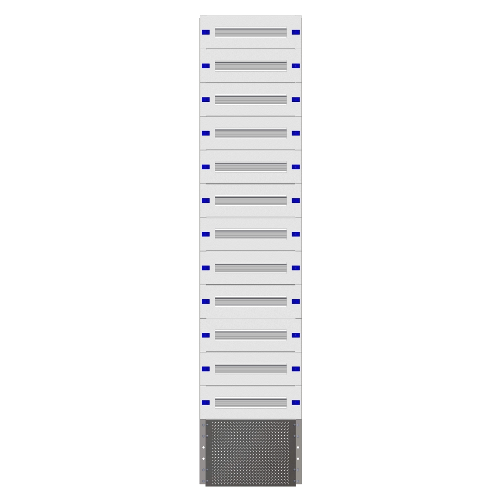 Combination Distributor Modular chassis 420mm 42HU, complete