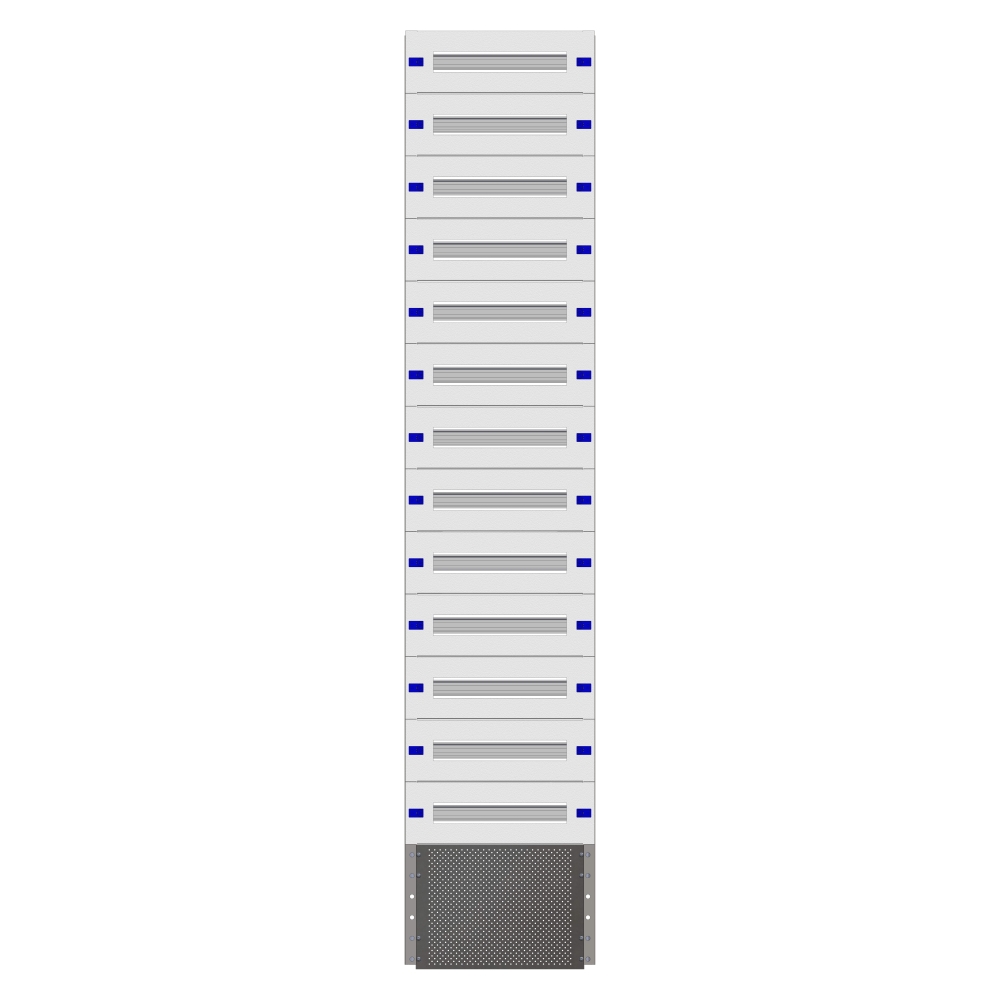 Combination Distributor Modular chassis 420mm 45HU, complete