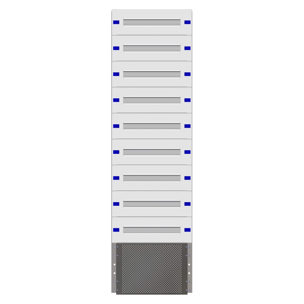 Combination Distributor Modular chassis 428mm 33HU, complete