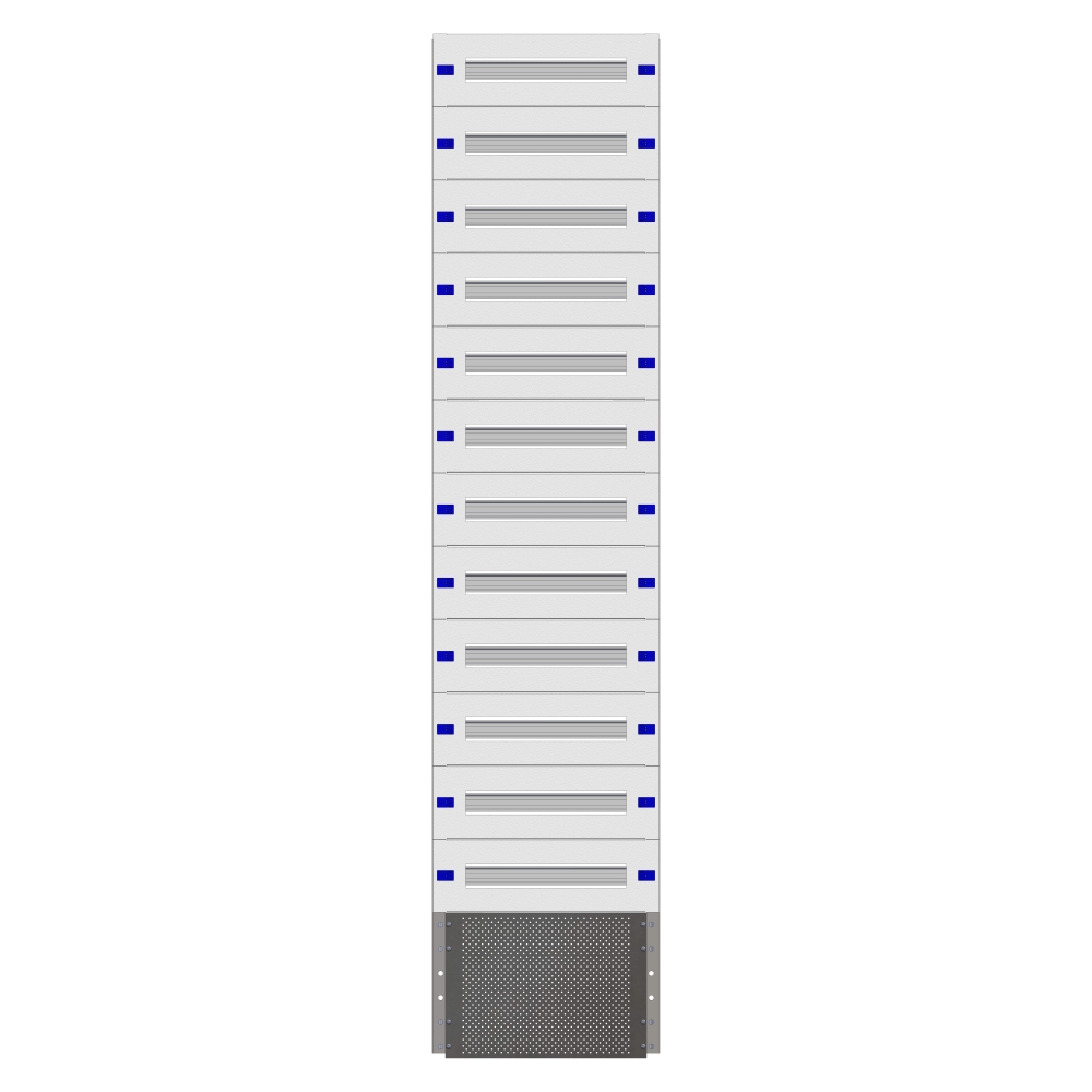 Combination Distributor Modular chassis 428mm 42HU, complete