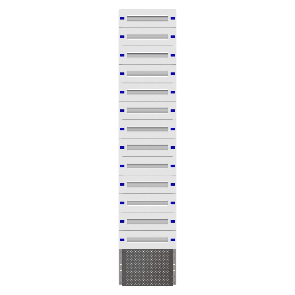 Combination Distributor Modular chassis 428mm 45HU, complete