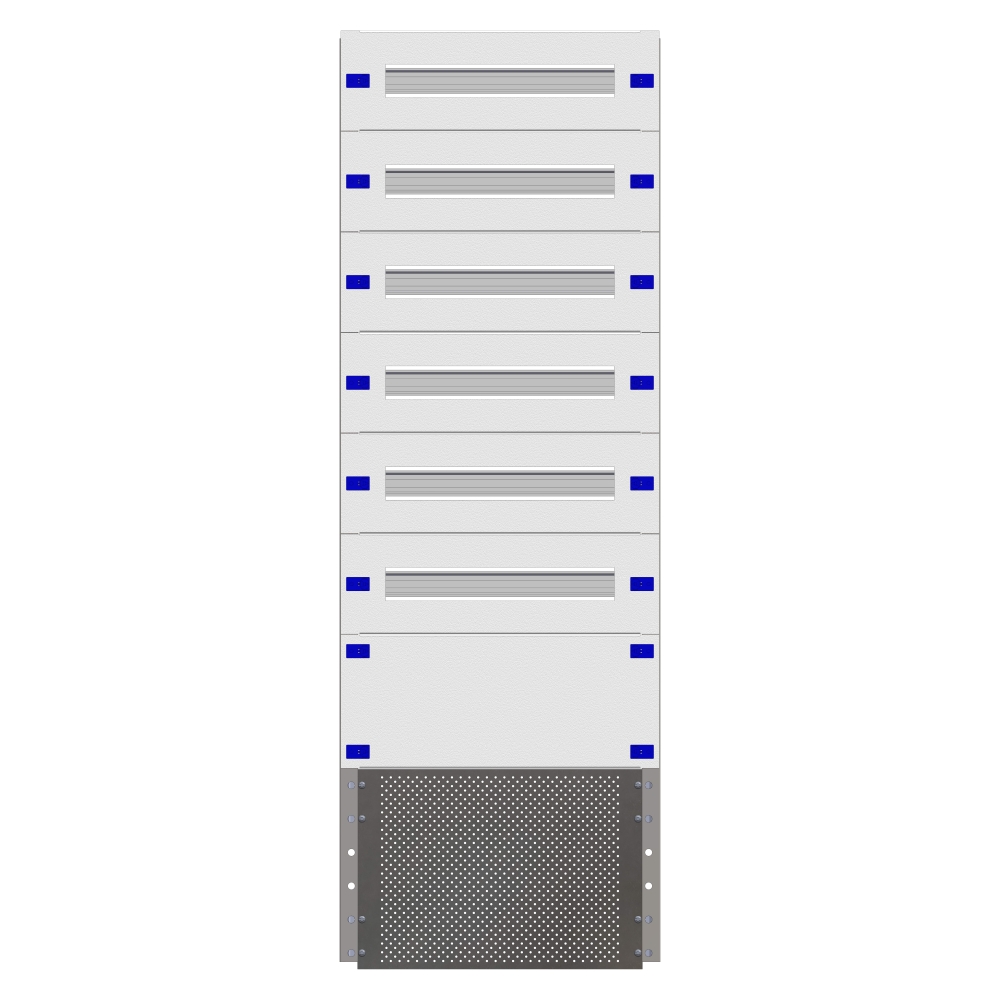 Combination Distributor Modular chassis 440mm 28HU, complete