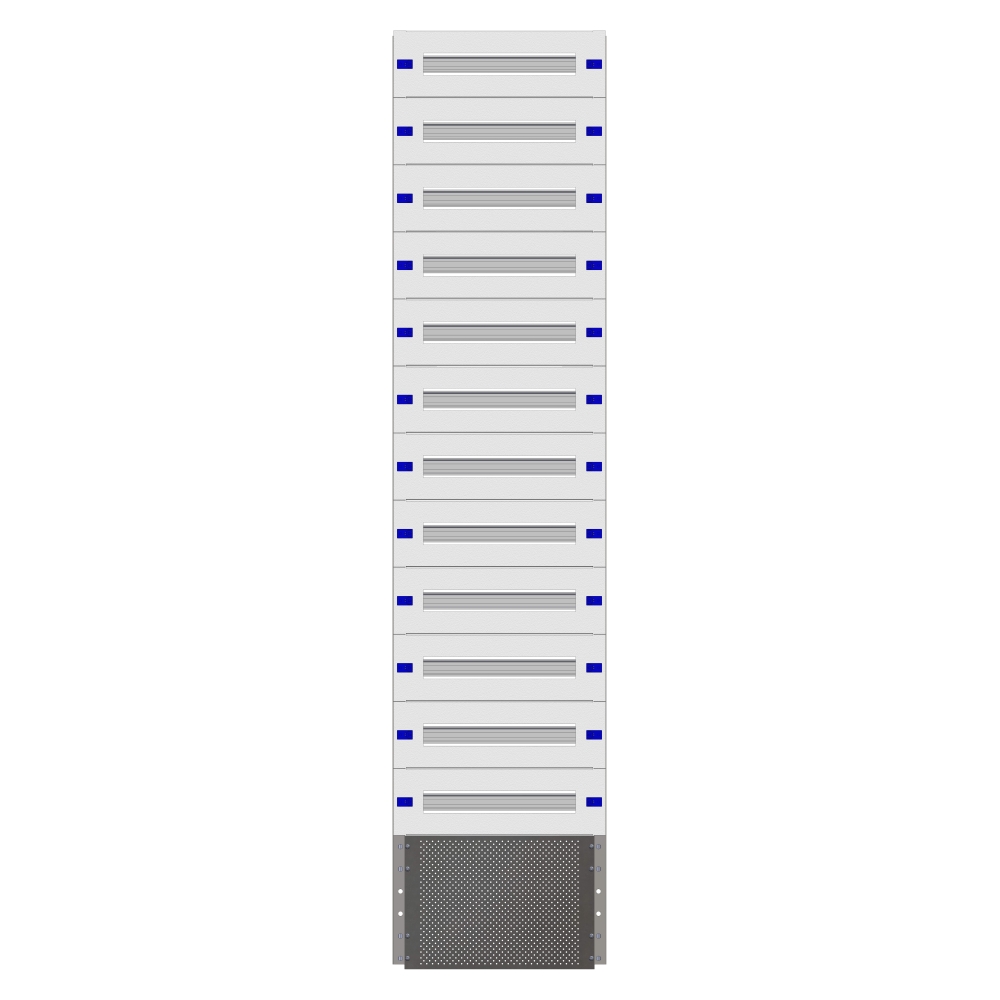 Combination Distributor Modular chassis 440mm 42HU, complete