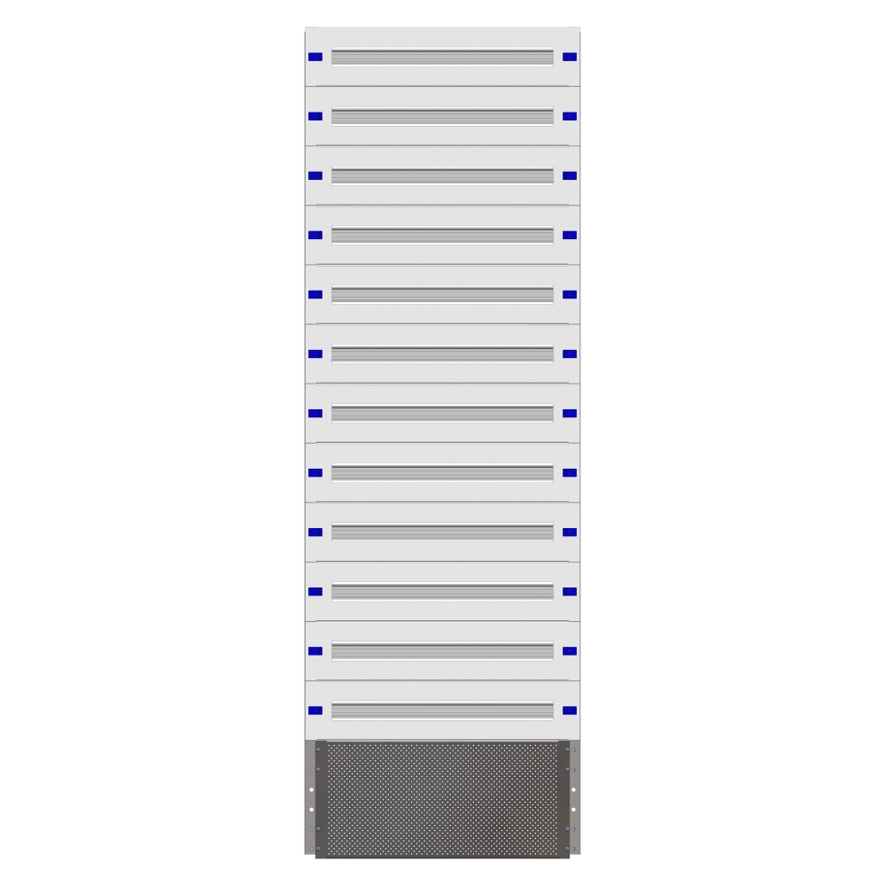 Combination Distributor Modular chassis 640mm 42HU, complete