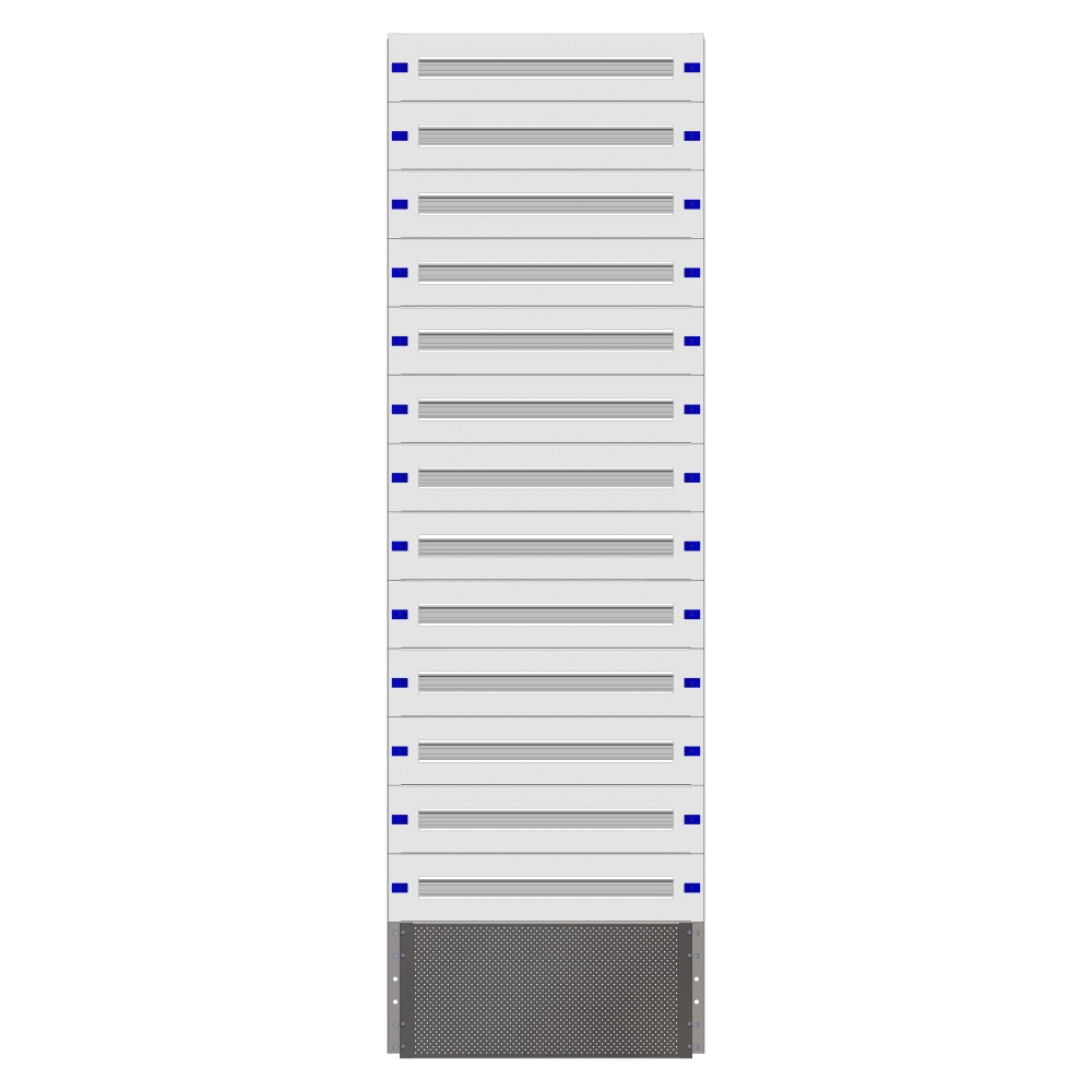 Combination Distributor Modular chassis 640mm 45HU, complete