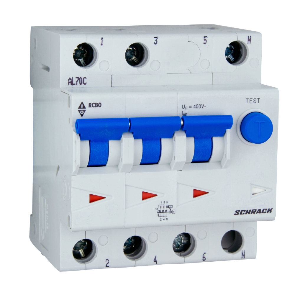 Combined MCB/RCD (RCBO) 16/3/B/01, Type A, 10kA