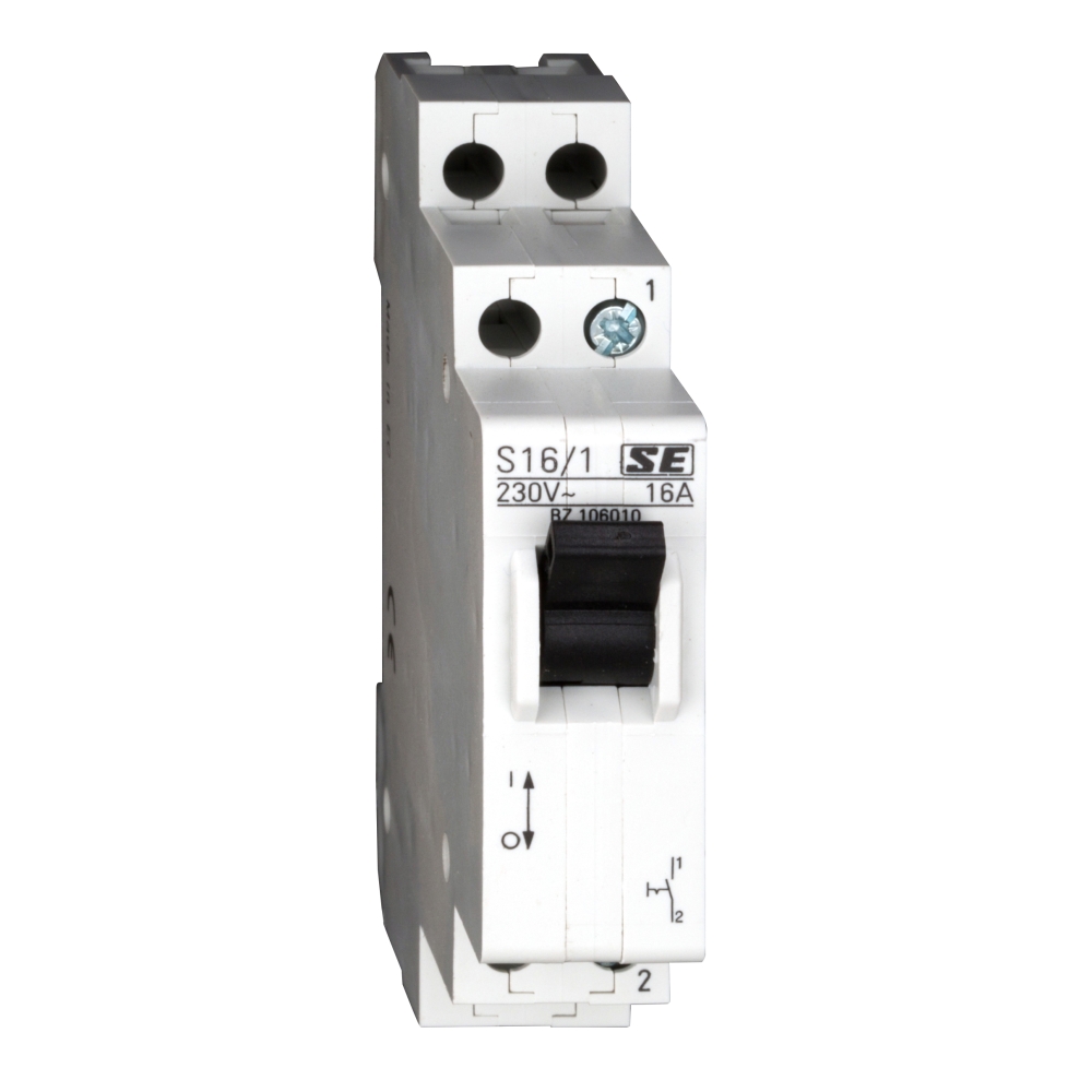 Comutator modular 0-1, 1NO, 16A