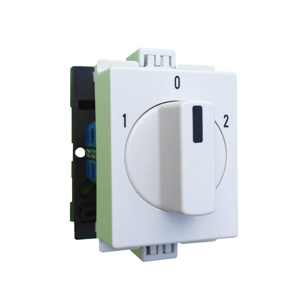 Comutator modular 1-0-2, 3 poli, 10A