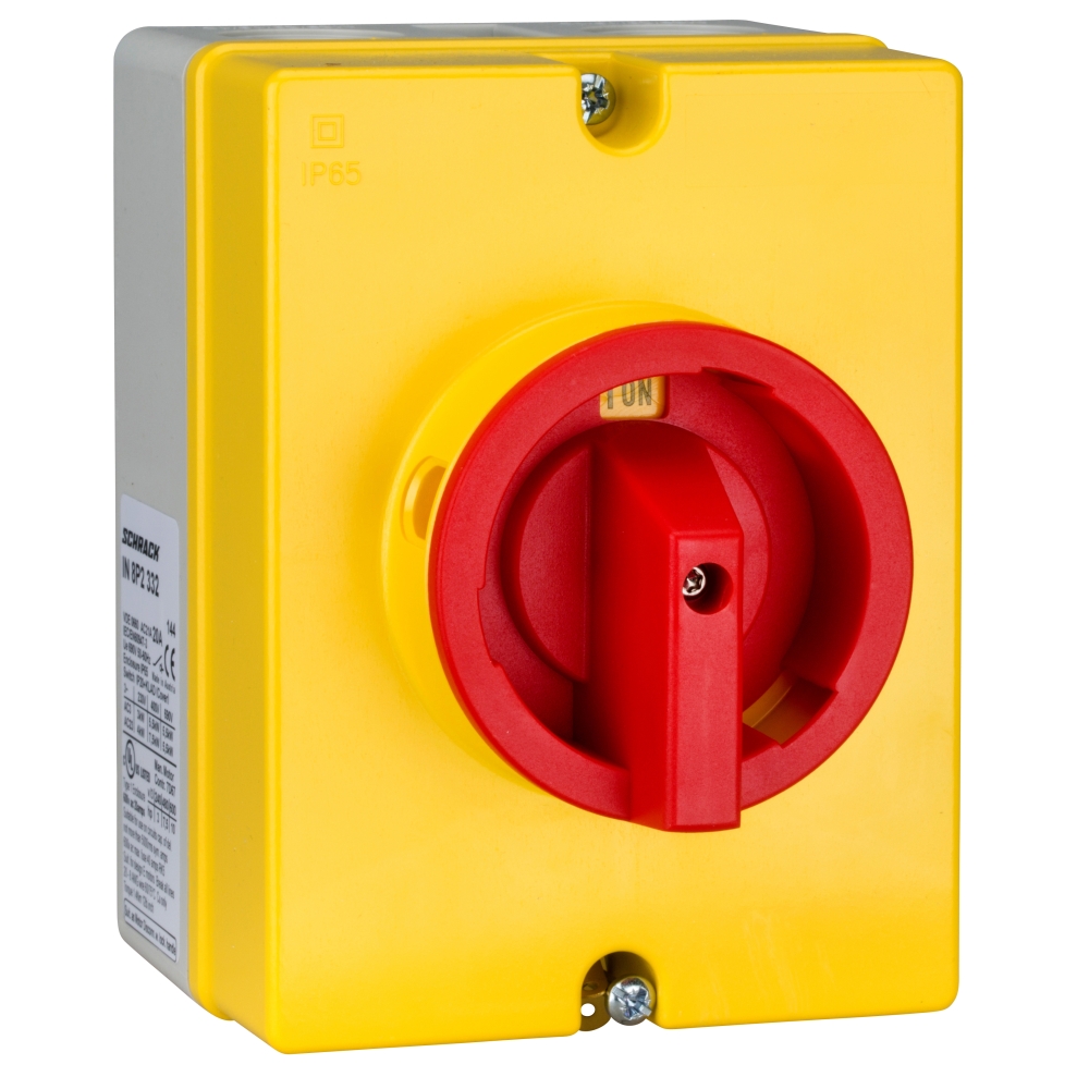 Comutator principal capsulat 3-poli, 20A, 7,5 kW