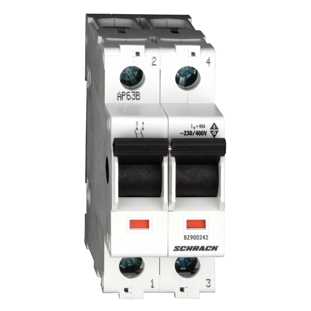 Comutator principal modular 40A/2P