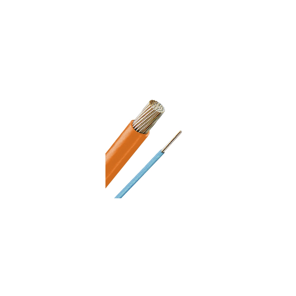 Conductor flexibil cu izol. fără halogen, H07Z-K 1,5 orange