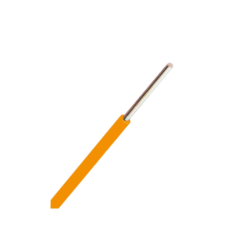 Conductor rigid cu izol. fără halogen, H07Z-U 1,5 orange