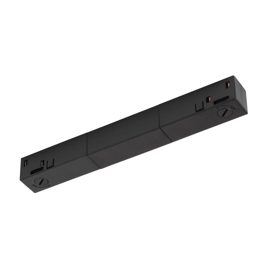 Conector electric longitudinal, 48V TRACK, negru, DALI