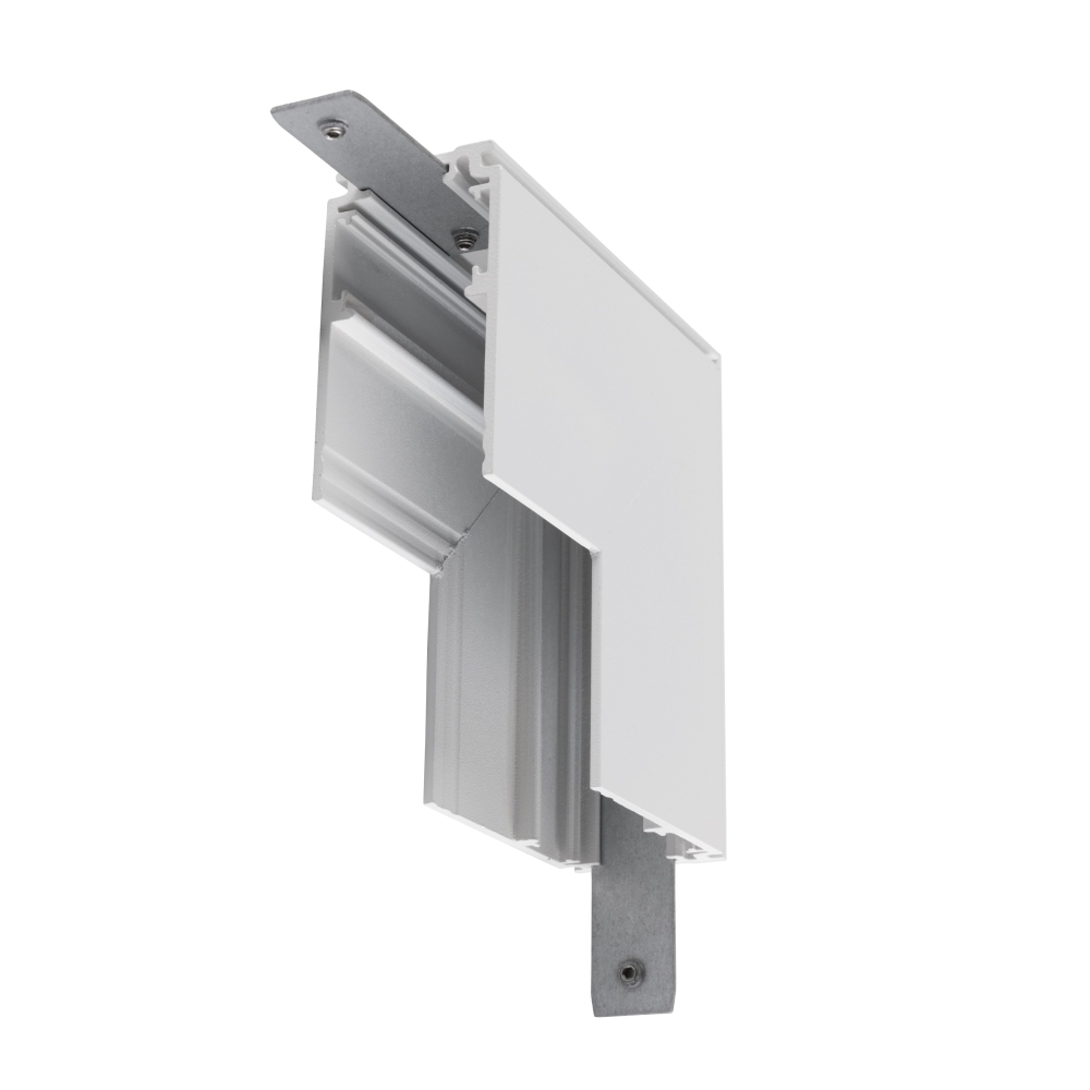 Conector mecanic L, 48V TRACK pt sina AB, stereo, alb