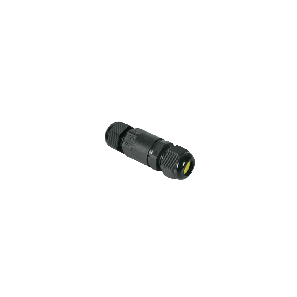 Connection box 1 IN/1 OUT| 16A| 450V| 0,5-1,5mm IP67 negru
