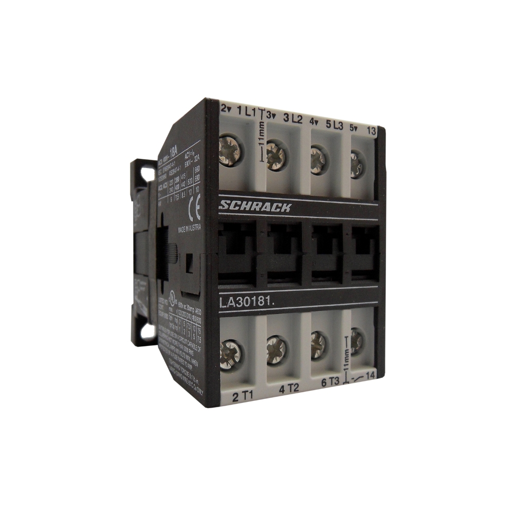 Contactor 3-poli, 7,5kW/18A AC3, 32A AC1,1ND, 24VAC