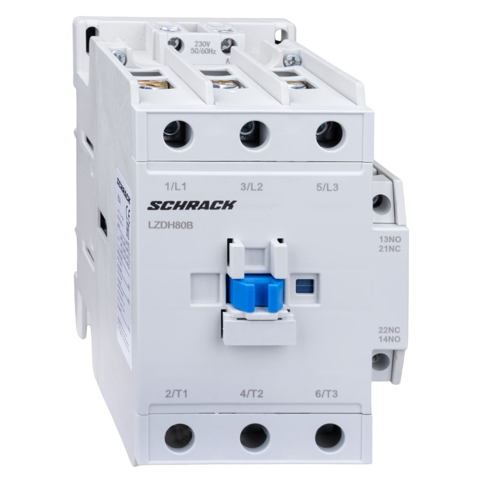 Contactor 3 poli, CUBICO High, 37kW, 80A, 1ND+1N&Icirc;, 230Vc.a.