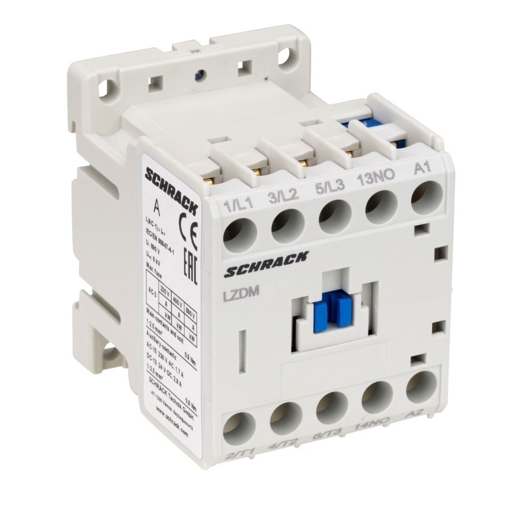 Contactor 3 poli, CUBICO Mini, 5,5kW, 12A, 1N&Icirc;,230Vc.a.