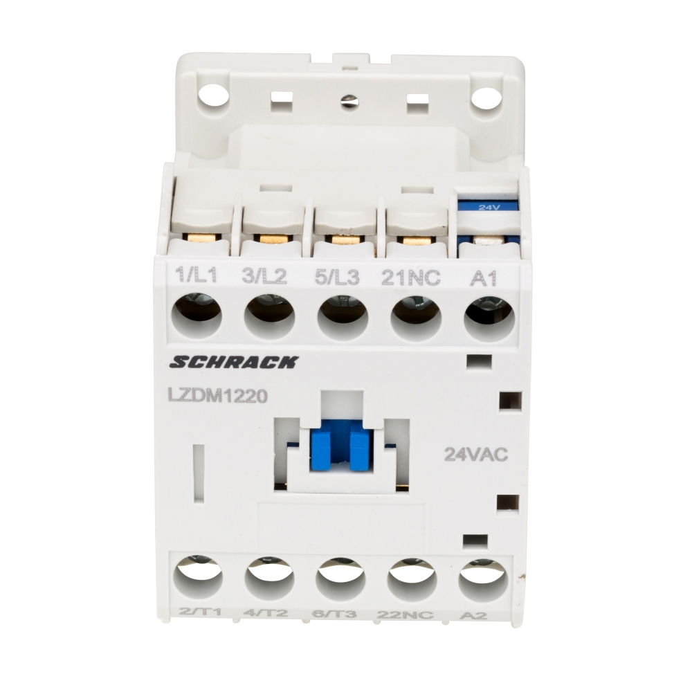 Contactor 3 poli, CUBICO Mini, 5,5kW, 12A, 1N&Icirc;,24Vc.a.