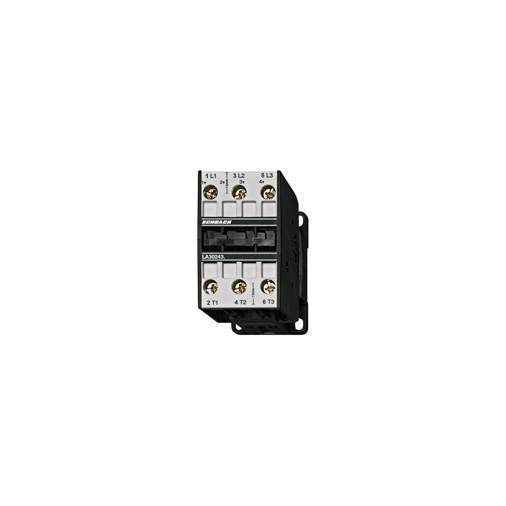 Contactor, 3pole,11kW/24A AC3, 50A AC1, 24VAC