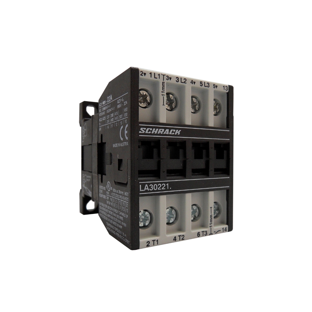Contactor 3poli, 11kW/22A AC3, 32A AC1, 1NO, 110VAC
