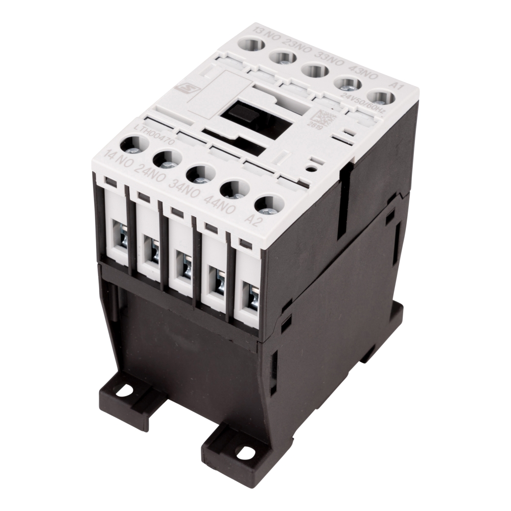 Contactor ALEA II auxiliar, 4 ND, bobina la 24Vca