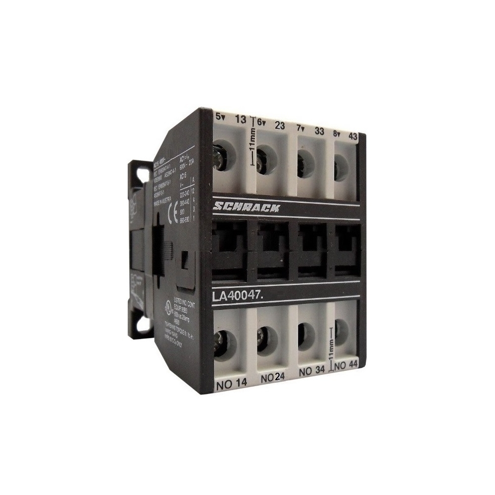Contactor auxiliar, 4A AC15, 24 VDC, 4ND