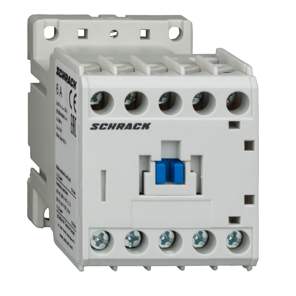 Contactor auxiliar 4ND, CUBICO, 6A, 24Vc.a.