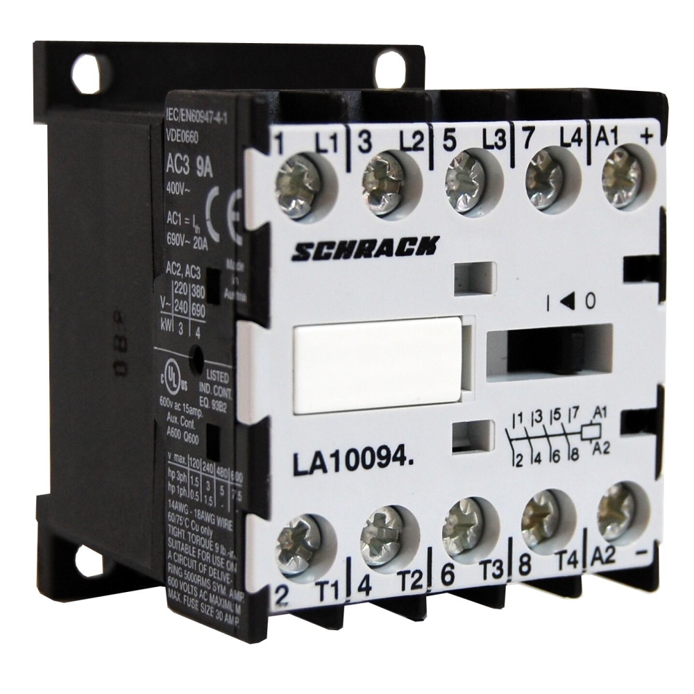 Contactor auxiliar miniatura 4ND/24VDC 20A