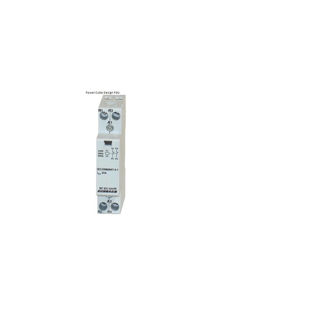 Contactor modular (1UH) 20A, 2 N&Icirc;, 230Vca, seria AMPARO