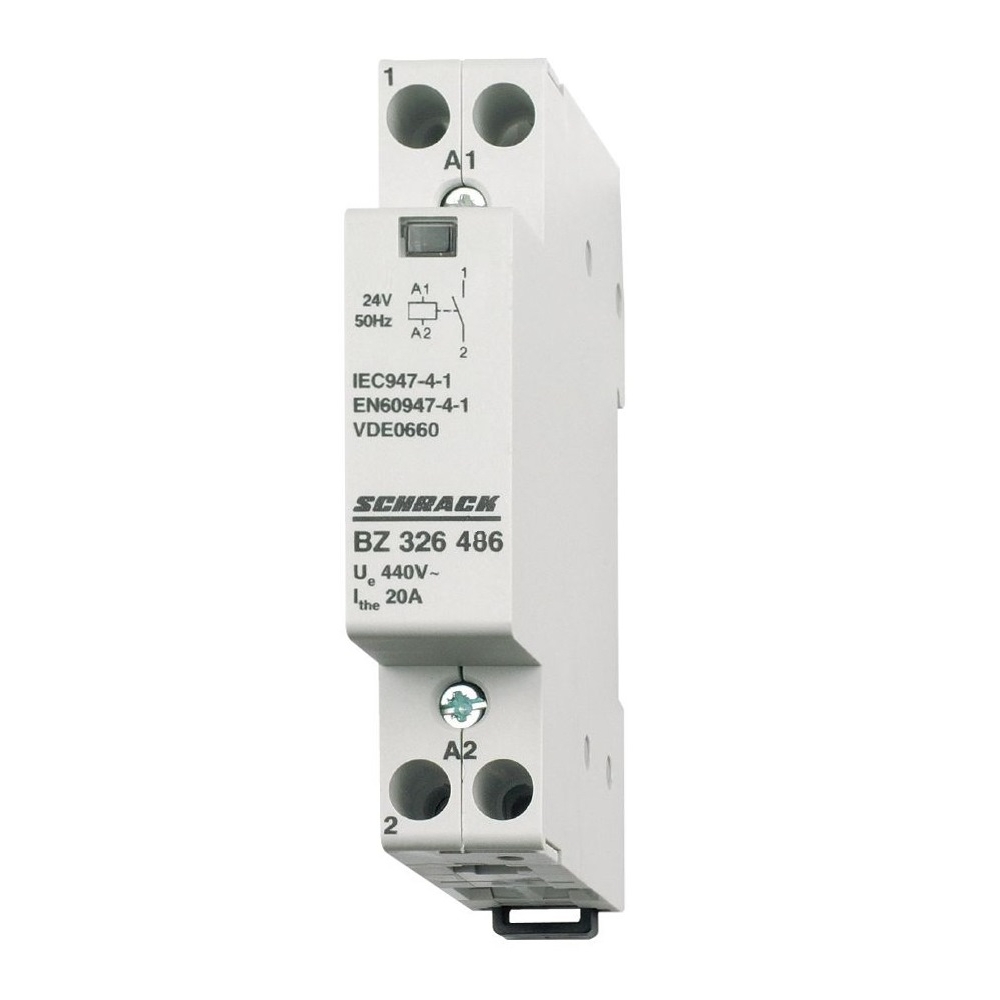 Contactor modular 20A 1ND 24VAC 1UH
