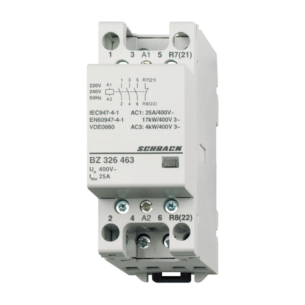 Contactor modular 2UH, 25A, 3ND+1NI, 230VAC