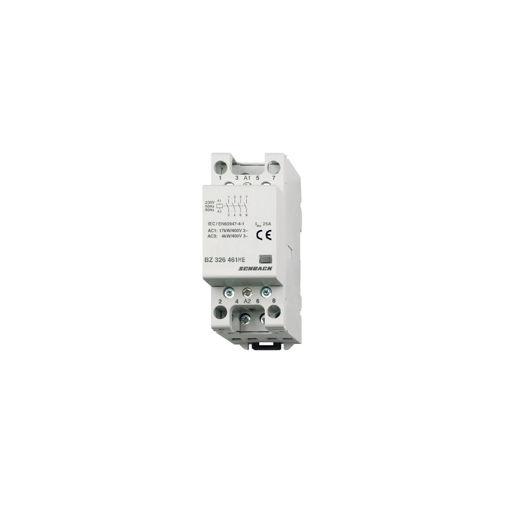 Contactor modular (2UH) 25A, 4 ND, 230V AC, seria AMPARO