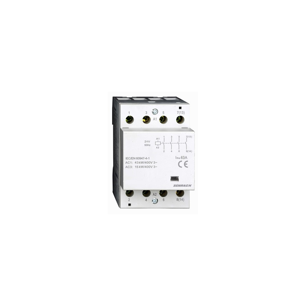 Contactor modular (3UH) 40A, 4 NI, 230Vca, seria AMPARO