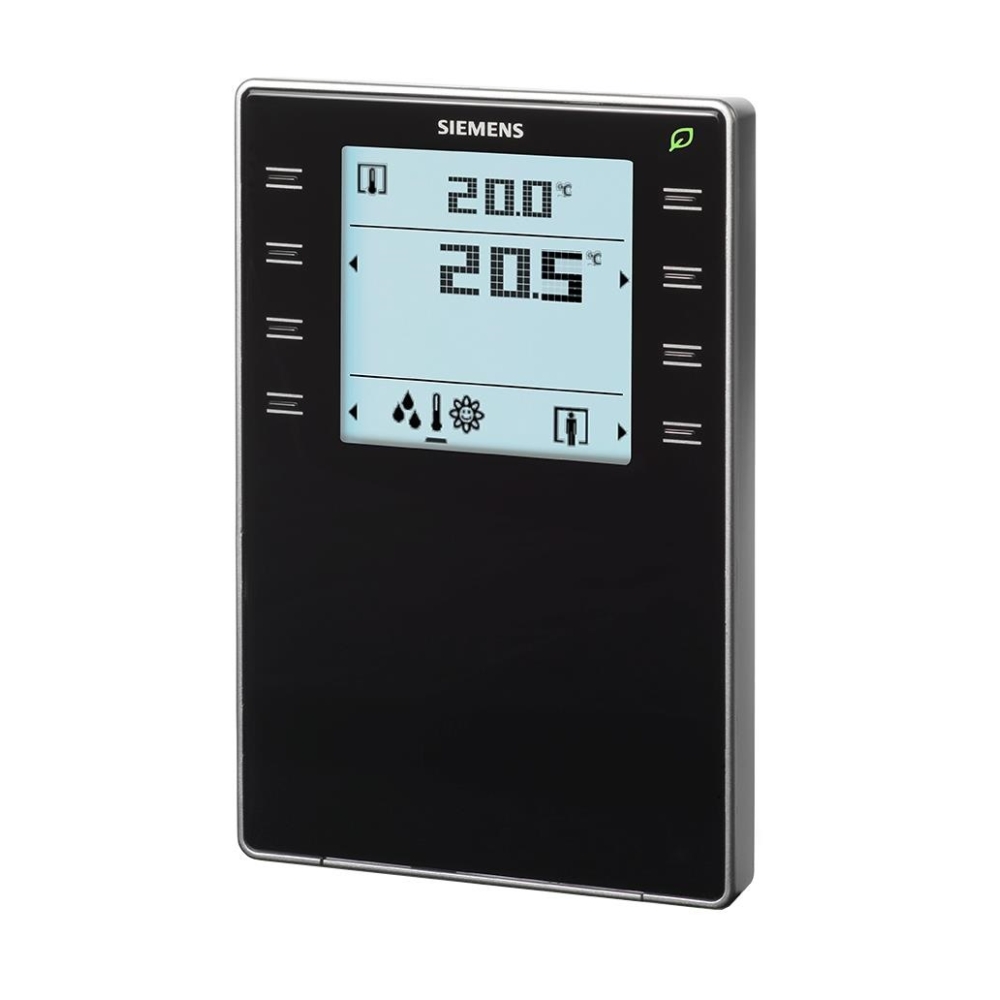 Control unit with Display and temperature sensor, black