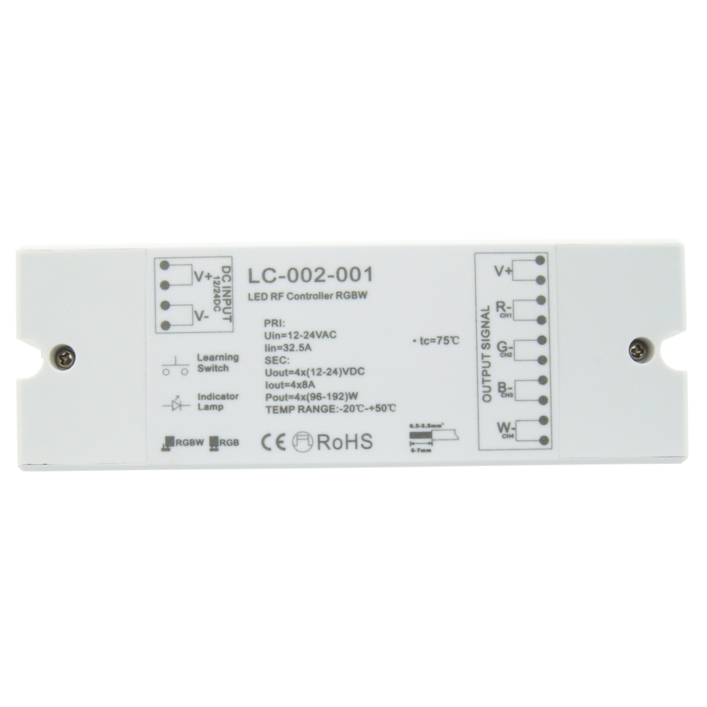 Controler LED RGBW RF receiver