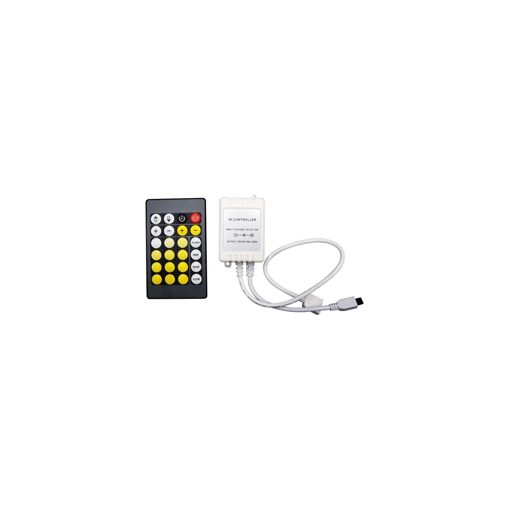 CONTROLLER BANDA LED ALB 24 BUTOANE
