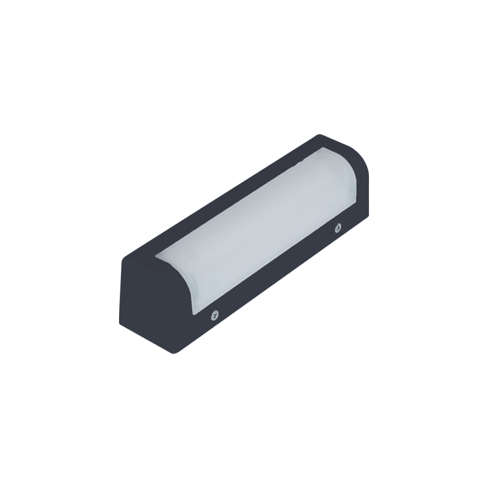 CORNER LED FIXTURE 6W 230V 4000K IP54 BLACK