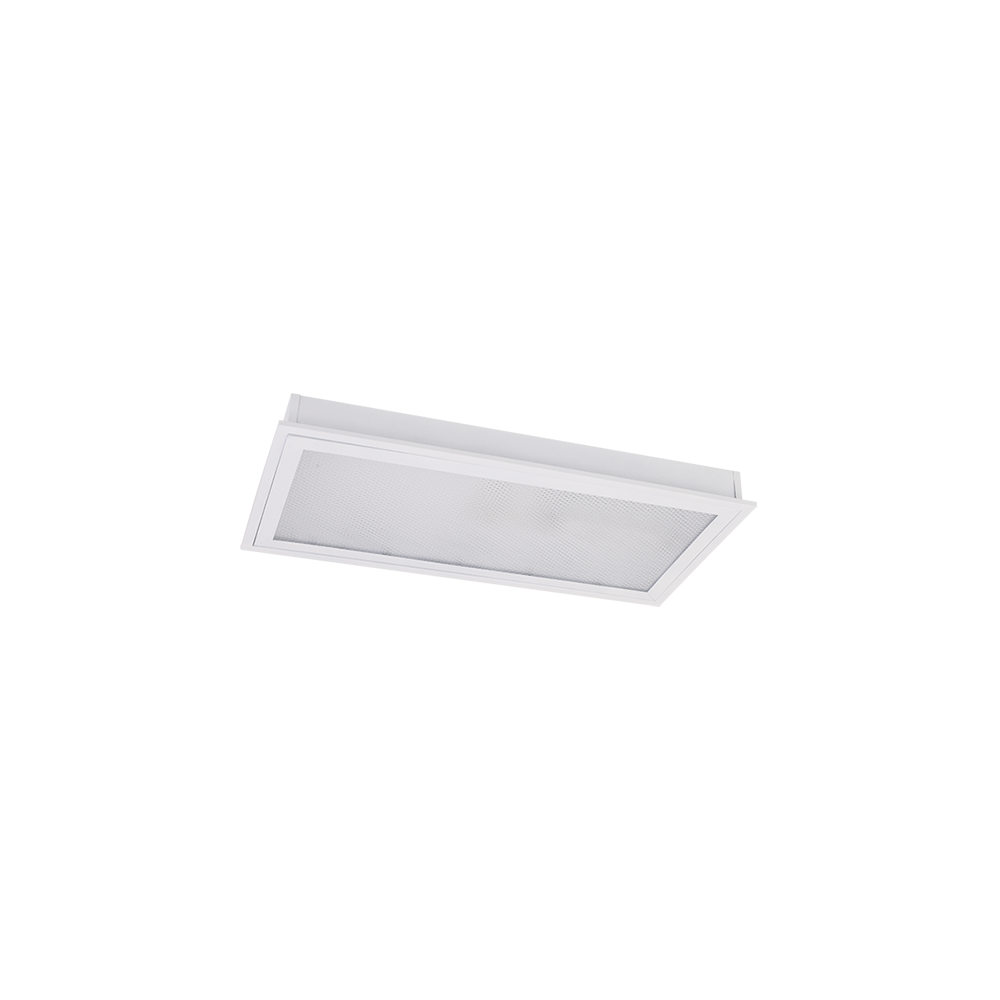 CORP IL. PRISMATIC CU LED 2X9W INGROPAT 6400K 595X295mm
