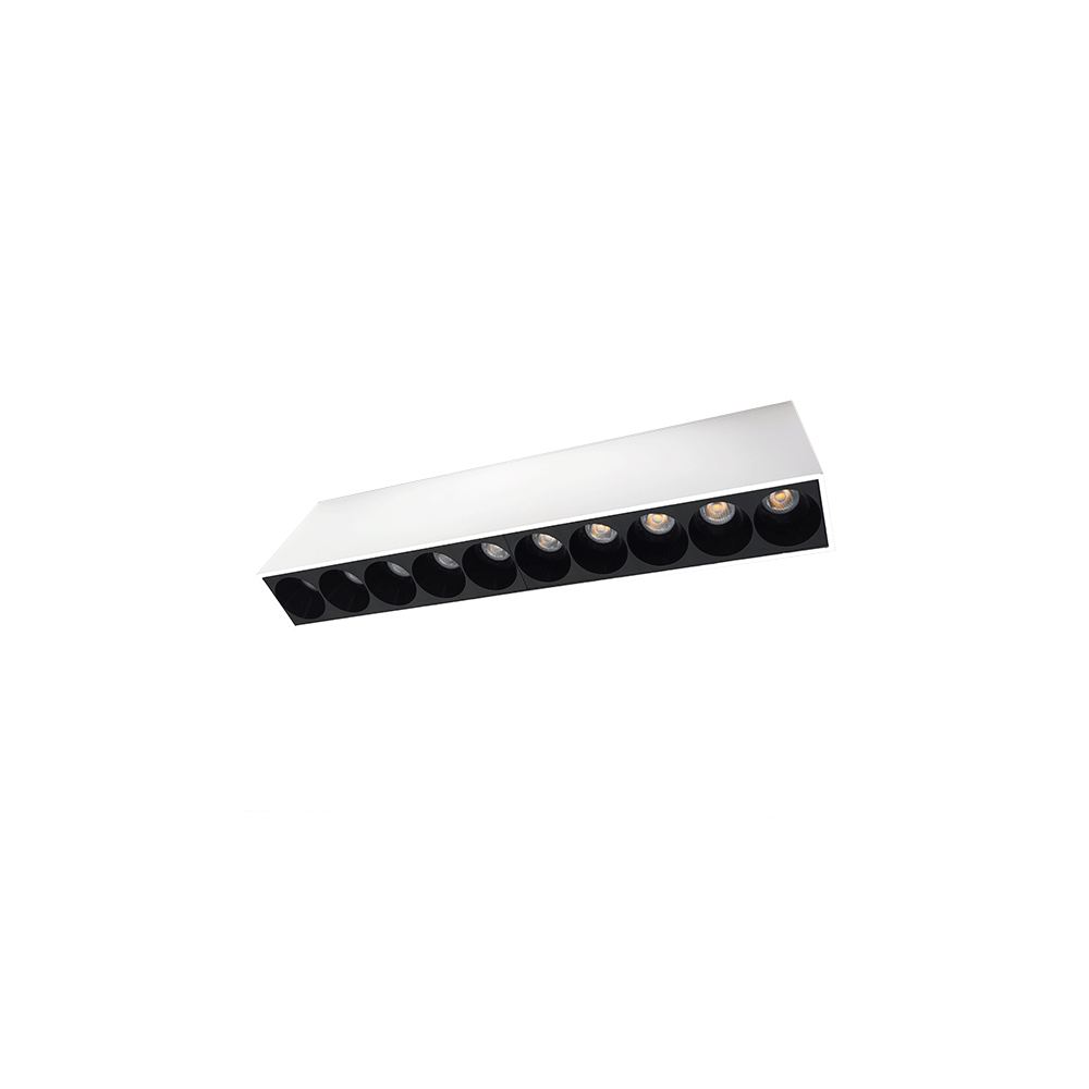 CORP ILUMINAT LED APARENT EL-14 20W  4000K, ALB &amp; NEGRU