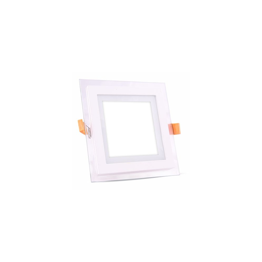 CORP ILUMINAT LED PATRAT INCORPORABIL 12W 6400K ALB RECE, STICLA