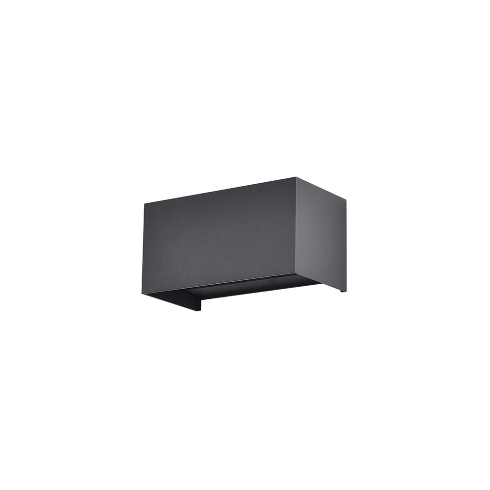 CORP ILUMINAT PERETE IP65 24W 4000K  - NEGRU