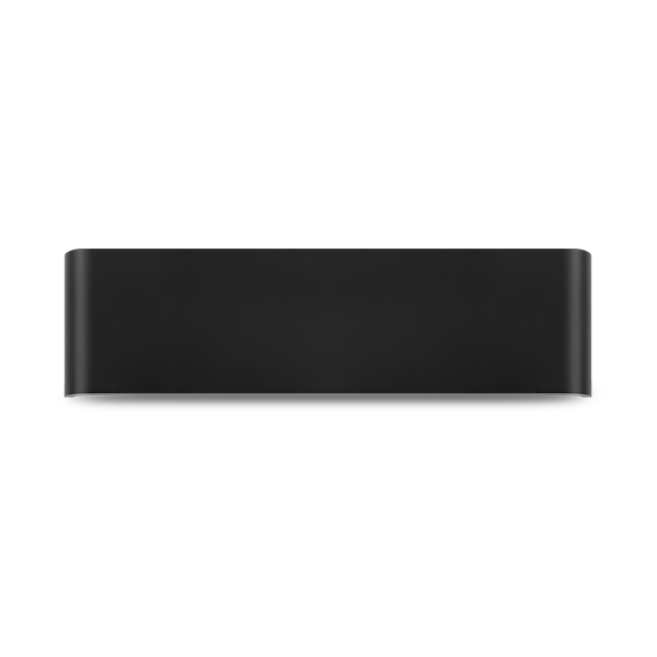 Corp led pentru perete-dreptunghi 12w 3000k negru
