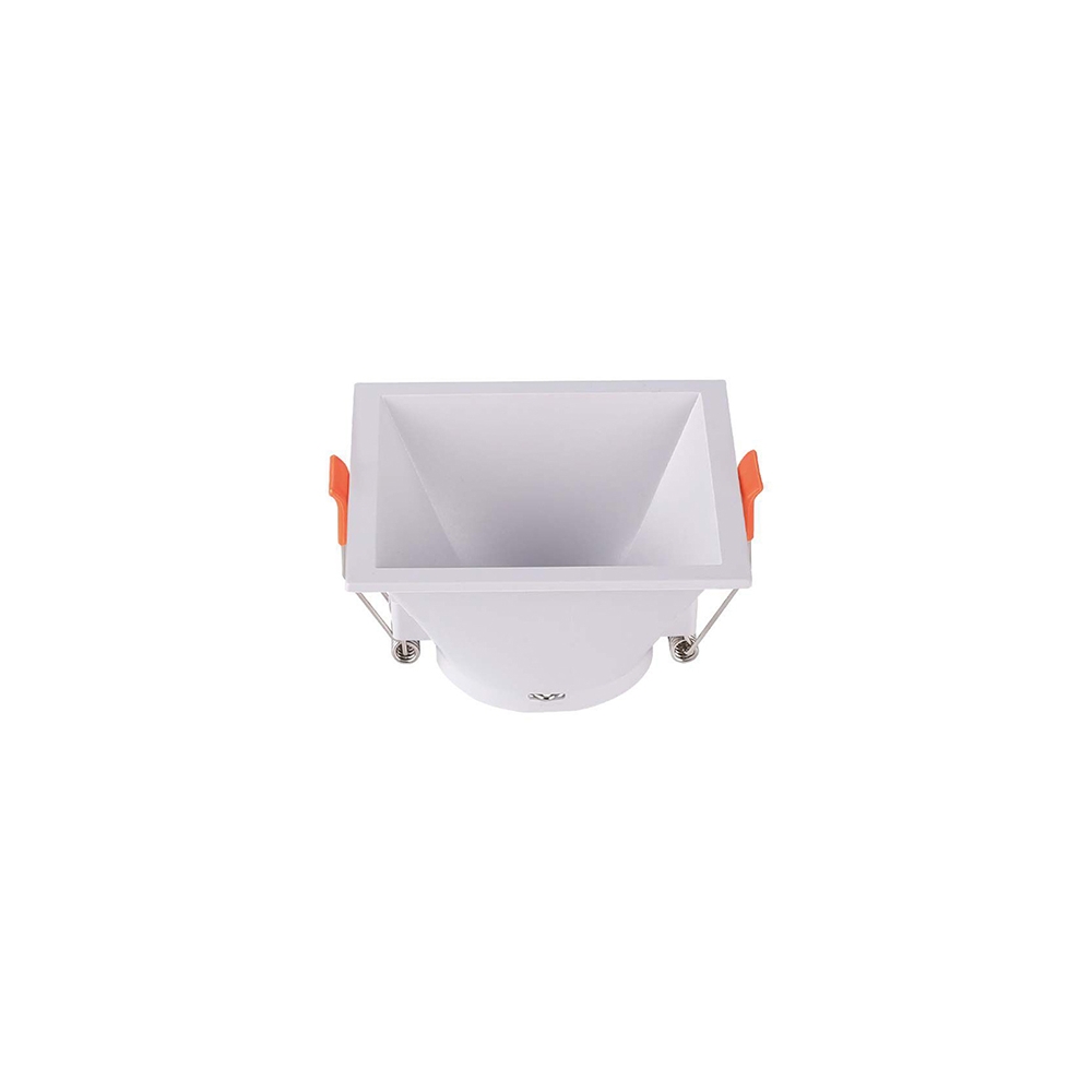 CORP SPOT GU10 PATRAT 93X93X55MM - ALB