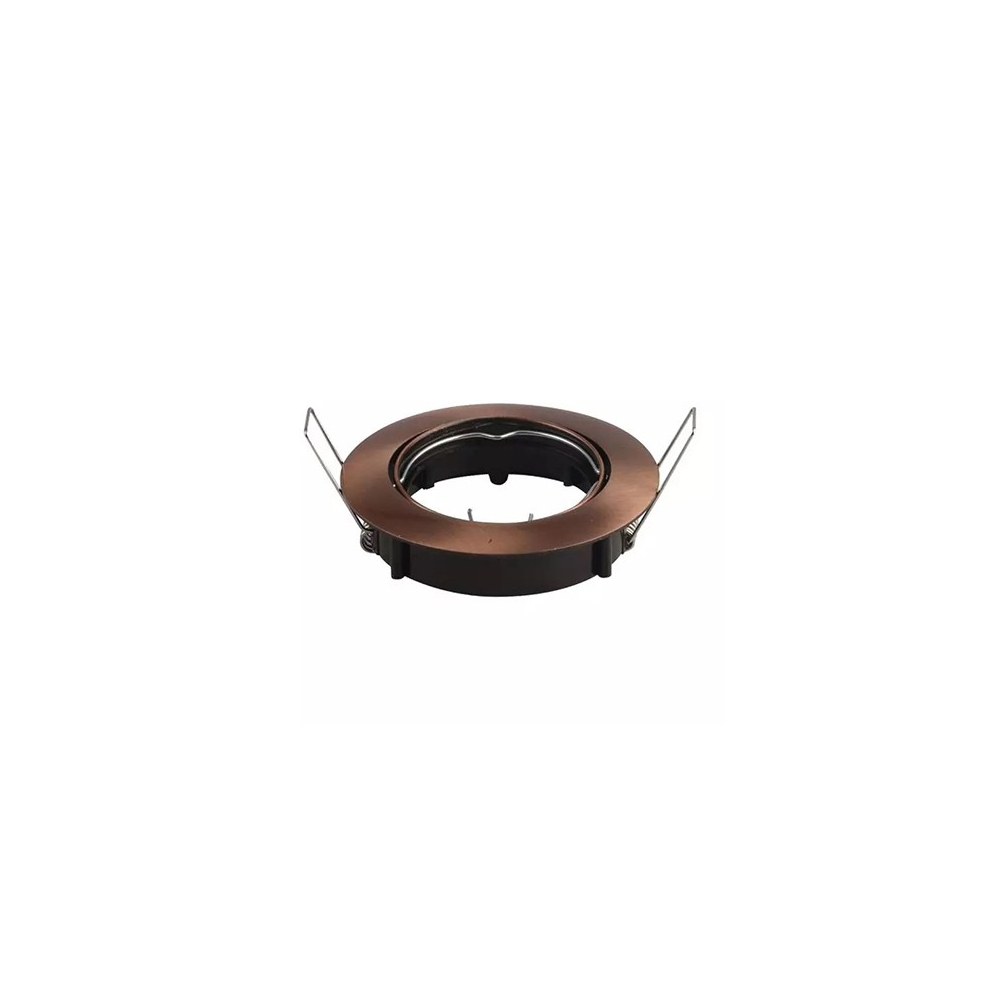 CORP SPOT ROTUND GU10 BRONZE