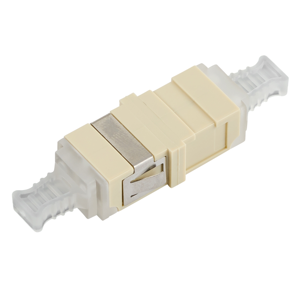 Cuplor FO LC-Duplex,Multimode,fosfor-bronz,fără flanșă,gri