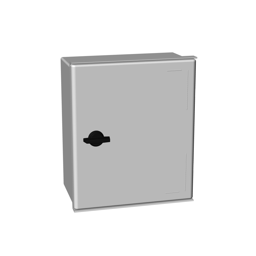 Cutie aplicată poliester+uşă plină, Minipol, 300x250x140mm